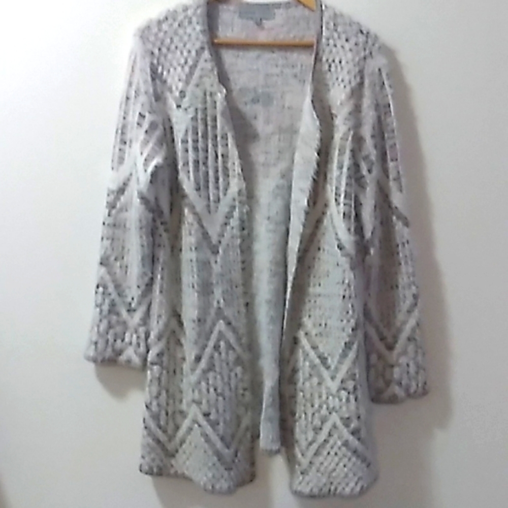 Absolutely Famous Fuzzy XL Sweater Cardigan